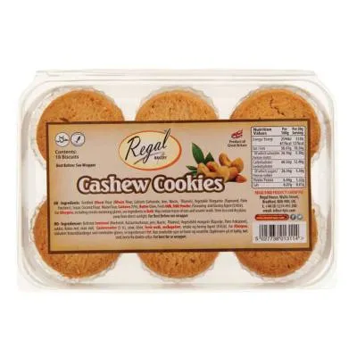 Regal Hand Made Cashew Cookies (12pcs X 8pks) (No Return)