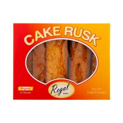 Regal Cake Rusk Red Box (8pc X 10Pk) (No Return)