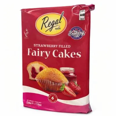 Regal Fairy Cakes Strawberry Filled 6pcs X 16pks