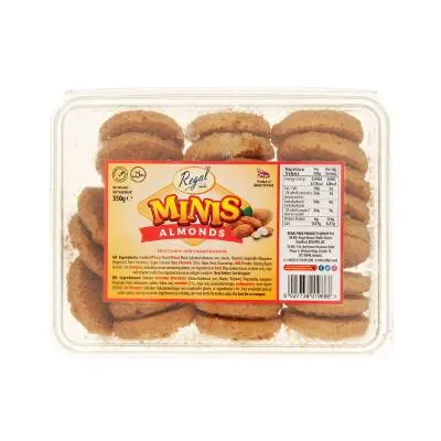 Regal Mini Cookies Almond 350g (6x)