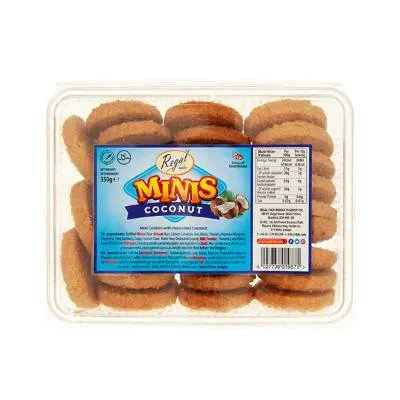 Regal Mini Cookies Coconut 350g (6x) (No Return)