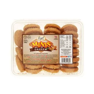 Regal Mini Cookies Cashew 350g (6x)