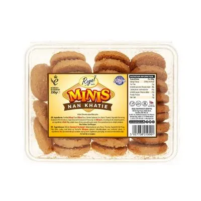 Regal Mini Cookies Nan Khatie 350g (6x)