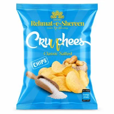 Rehmat E Shereen Salted Chips 100g (24x)