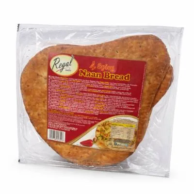 Regal Spicy Naan Bread 4pc X 10pks