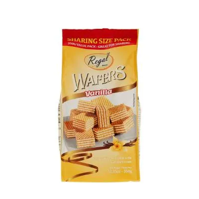 Regal Wafers Vanilla Filled 350g (12x) (No Return)