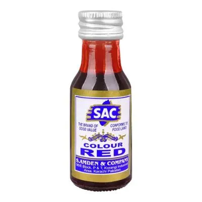 Sac Red Food Colour 12pcs