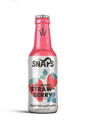 Snaps Malt Strawberry 250ml (12x) Glass Bottle