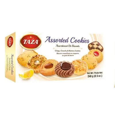 Taza Assorted Cookies 240g (12x)
