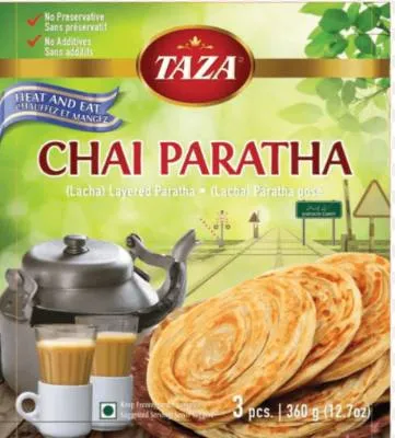 Taza (Frozen) Taza Chai Paratha 3Pcx18Pk 360g (Lower Price)