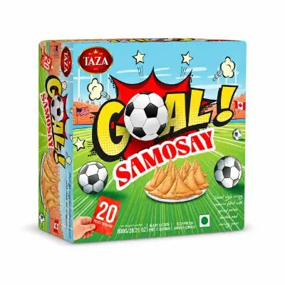(Frozen Taza Goal Punjabi Samosa 20pcs X 12pks (800g)