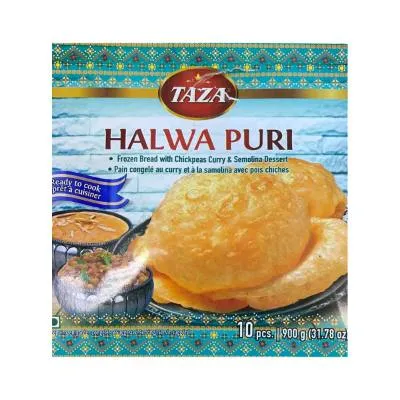 Taza (Frozen) Taza Halwa Puri With Channa (10pc X 12Pk)