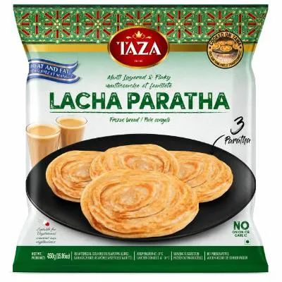 Taza (Frozen) Taza Lacha Paratha 3pcs X 14pks (450g)