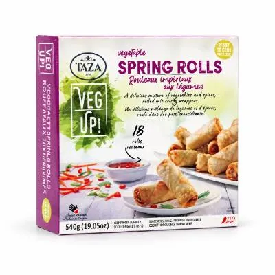 (Frozen) Vegetable Spring Roll 18 (12x)