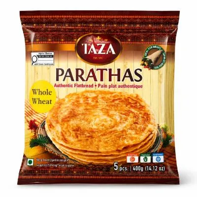 Taza (Frozen) Taza Tandoori Naan Wholewheat 5pcs X18Pks (450g)