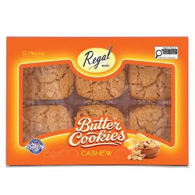 Regal Cashew Butter Cookies 12pc X 9pks