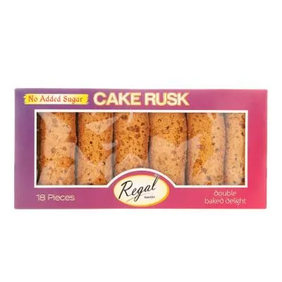 Regal Cake Rusk Sugar Free 18Pcsx8Pkc