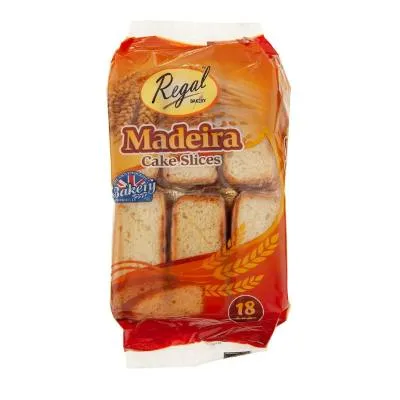 Regal Madeira (Dbl) Cake Slices 370g (12x) (No Return)