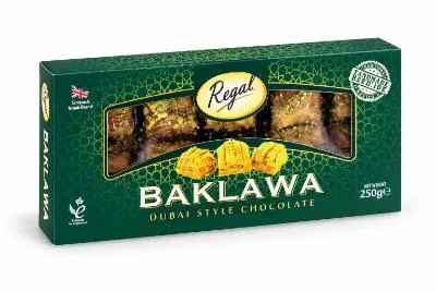 Regal Dubai Style Chocolate Baklawa 250g (12x)