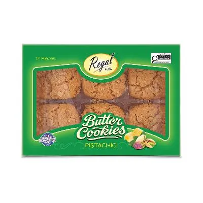 Regal Pistachio Butter Cookies 12pc X 9pks