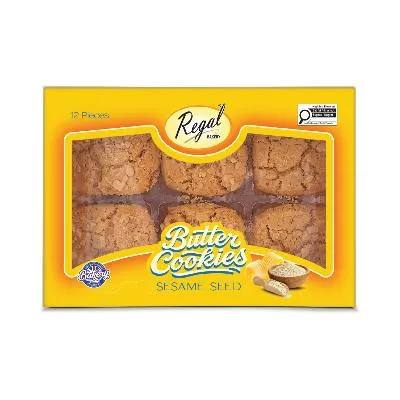 Regal Sesame Butter Cookies 12pc X 9pks