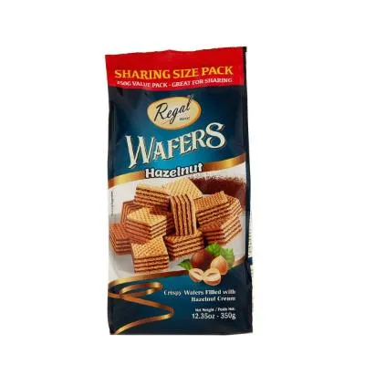 Regal Wafers Hazelnut Filled 350g (12x) (No Return)