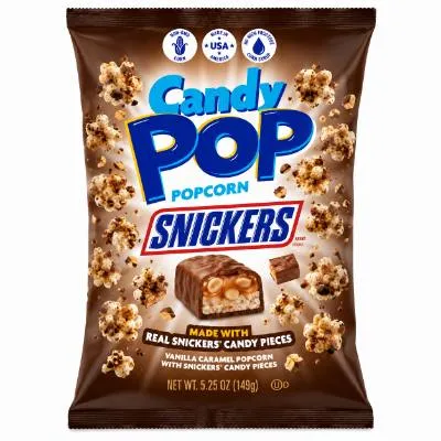 Candy Pop Usa Popcorn Snickers 149g (12x)