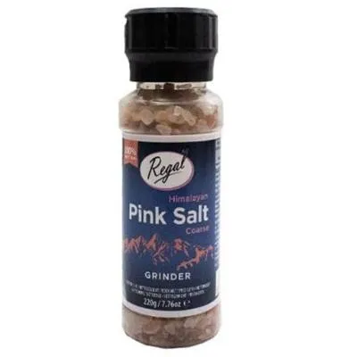 Regal Pink Salt Course Grinder 220g (12x)