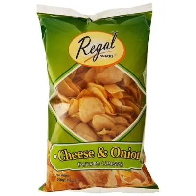 Regal Cheese Onion Crisps 300g (8x)
