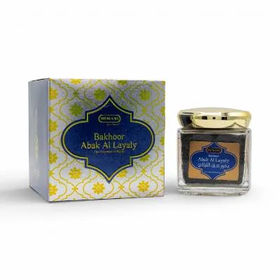 Hemani Bakhoor Abaq Al Layali (Glass) (1pc)