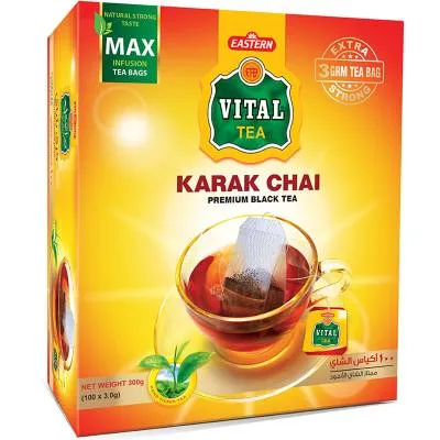 Vital Karak 100'S Tea Bags 200g (8x) With Free Mug