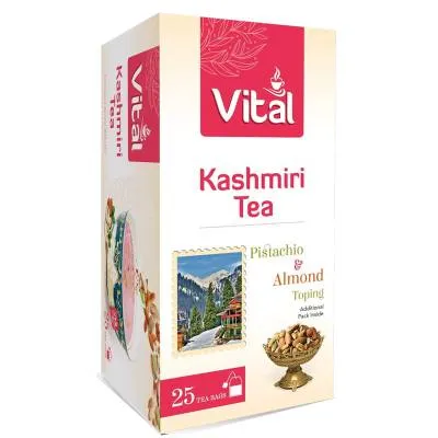 Vital Kashmiri Teabags 75g (12x) Wth Dryfruits