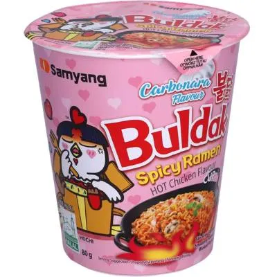 Buldak Noodles Carbonara Chicken Ramen Cup 30 (70x)