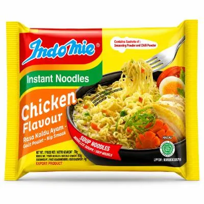 Indomie Chicken Noodles 8 x 70g (5x)