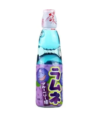 Hata Ramune Blueberry 200ml (30x) Glass Bottle