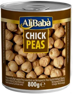 Ali Baba Chick Peas Canned 400g (12x) 9Mm