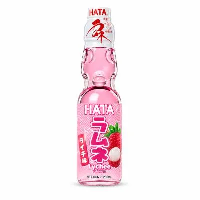 Hata Ramune Lychee 200ml (30x) Glass Bottle