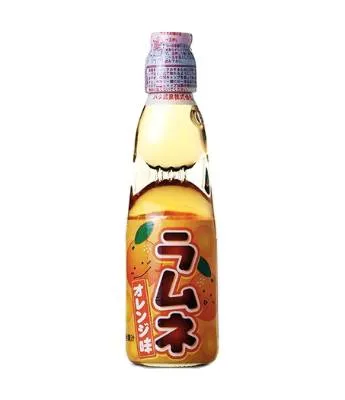 Hata Ramune Orange 200ml (30x) Glass Bottle