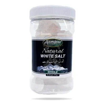 Alamgeer White Salt Whole Rocks 375g (12x) (No Return)