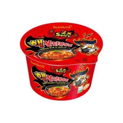 Buldak Noodles Red Bowl 2X Hot Chicken (105g (16x) Samyang