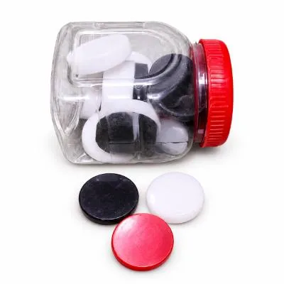 Carrom Board Goti In Jar (1x)