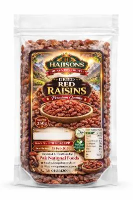 Hunza Dry Fruit Red Raisin 250g (12x)