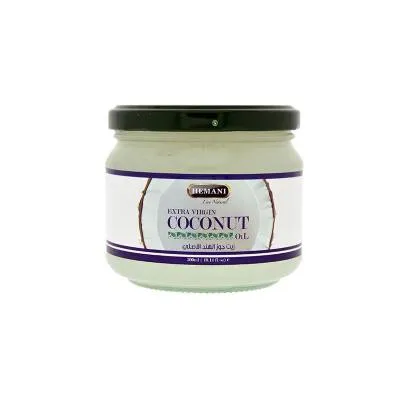 Hemani Extra Virgin Coconut Oil Glass Bottle 300ml (6x)