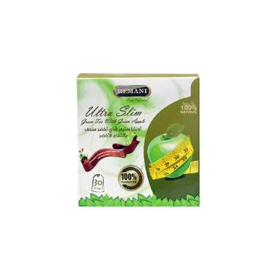 Hemani Ultra Slim Tea With Green Apple 30Teabags X 6 boxes