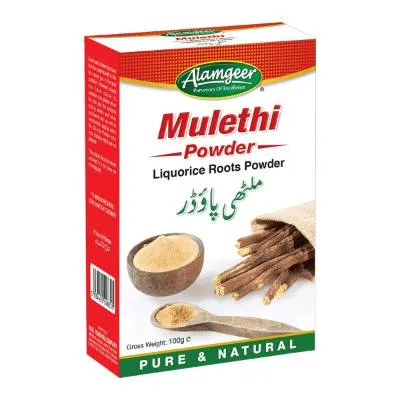 Alamgeer Mulethi Powder In Box 100g (12x) (No Return)