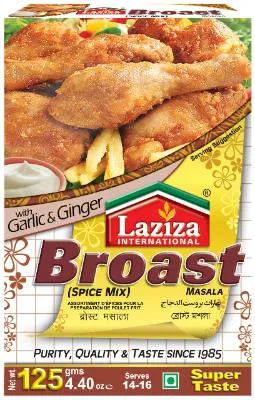 Laziza Broast Masala 120g (6x) No Return