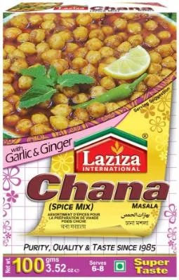 Laziza Chana Masala 125g (6x) No Return