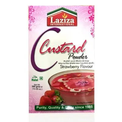 Laziza Custard Strawberry 300g (6x) (No Return)