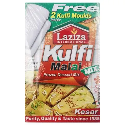 Laziza Kulfi Malal Kesar With Mould 152g (6x) (No Return)