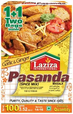Laziza Pasanda Masala 100g (6x) No Return